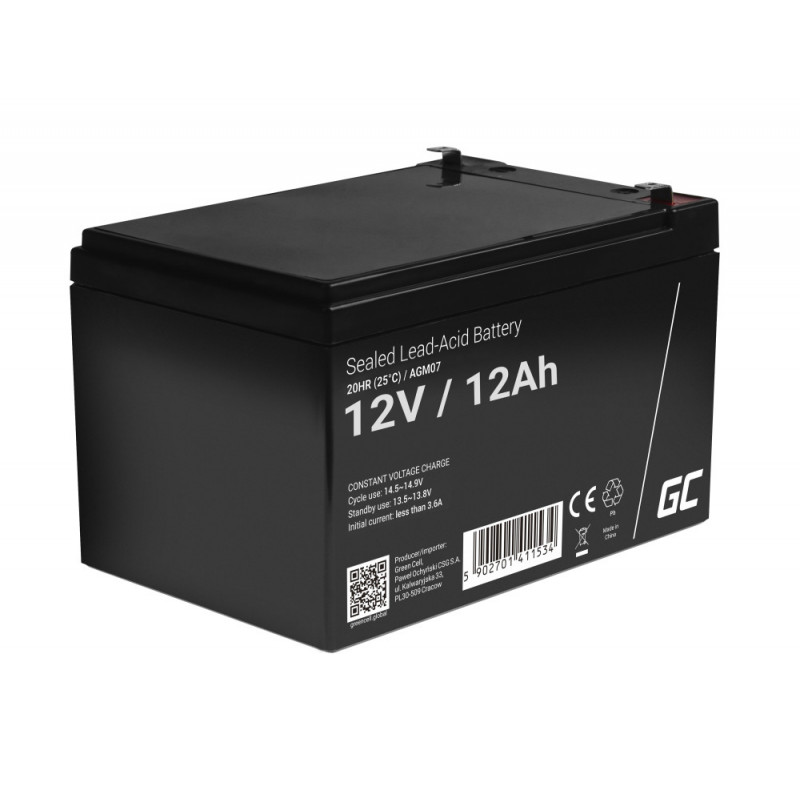 Batterie AGM Grüne Zelle 12V 12Ah