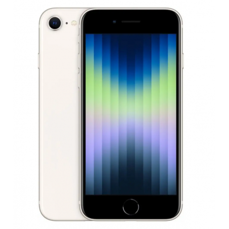 Apple iPhone SE 2022 64GB Starlight, Klasse A, gebraucht, 12 Monate Garantie, MwSt. nicht ausweisbar
