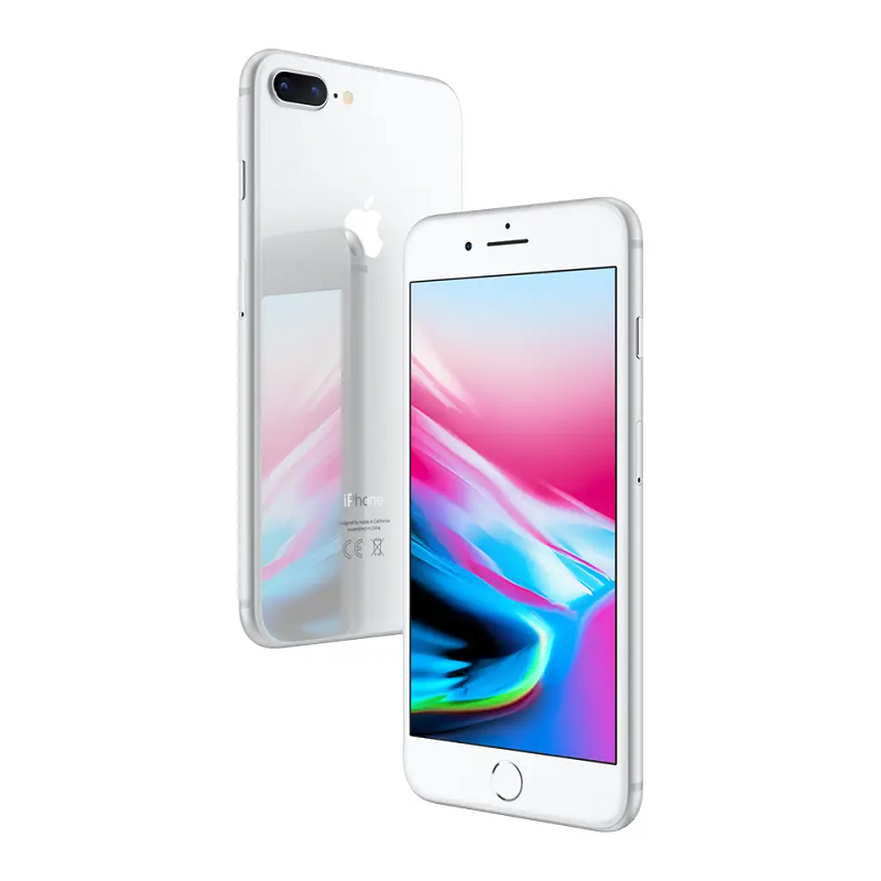Apple iPhone 8 Plus 256 GB Silber, Klasse B, gebraucht, 12 Monate Garantie, Mehrwertsteuer nicht abzugsfähig