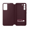 Samsung Flip Case Clear View für Samsung Galaxy S22+ Burgund