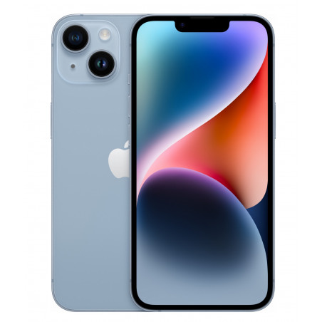 Apple iPhone 14 128GB Blau, Klasse A, gebraucht, 12 Monate Garantie, MwSt. nicht ausweisbar