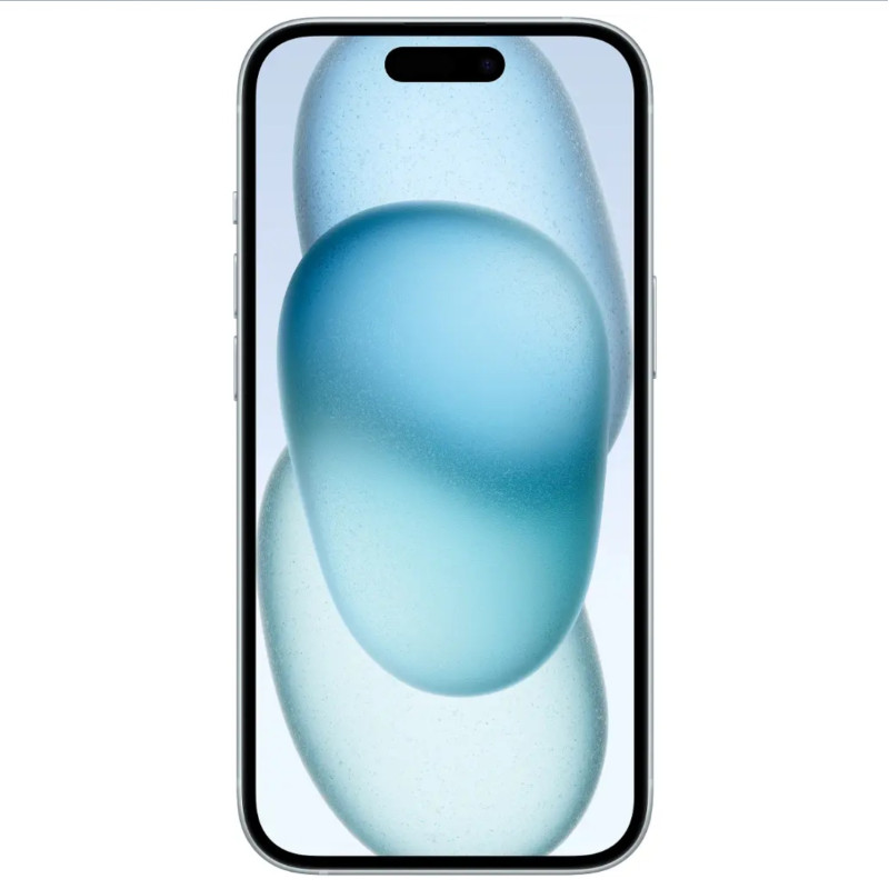 Apple iPhone 15 128GB blau, Klasse A, gebraucht, 12 Monate Garantie, MwSt. nicht abzugsfähig