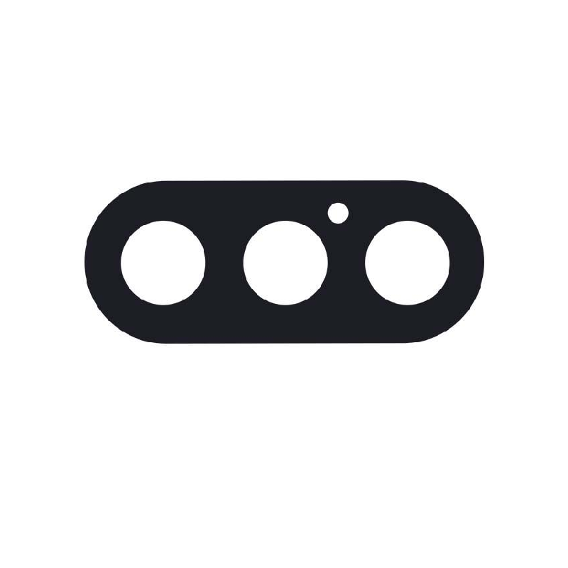 IPhone XS max - Rückfahrkameraglas schwarz - Rückfahrkameraglas schwarz