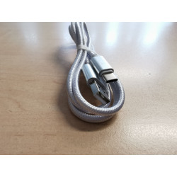 USB-C Kabel 1m geflochten weiß