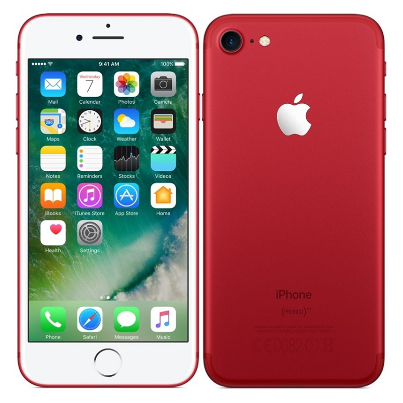 Apple iPhone 7 128GB Rot, Klasse A, gebraucht, Garantie 12 Monate, MwSt. nicht abzugsfähig