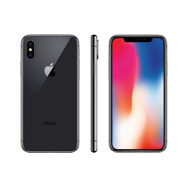 Apple iPhone X 64GB Gray, class B, used, warranty 12 months.