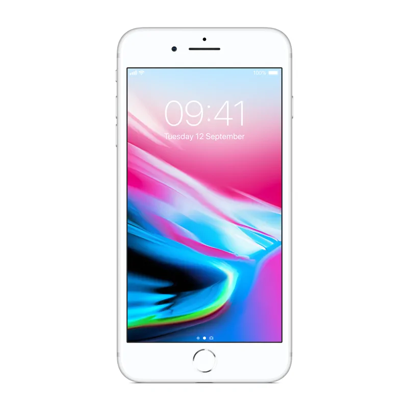 Apple iPhone 8 Plus 64GB Silver, class A, used, 12 months warranty, VAT cannot be deducted